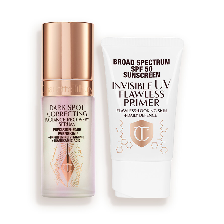 unsichtbares uv-duo zur korrektur von dunklen flecken