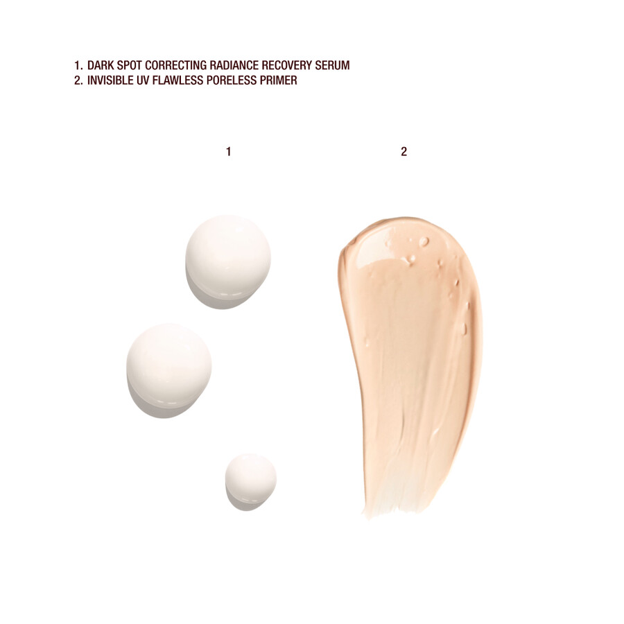 unsichtbares uv-duo zur korrektur von dunklen flecken