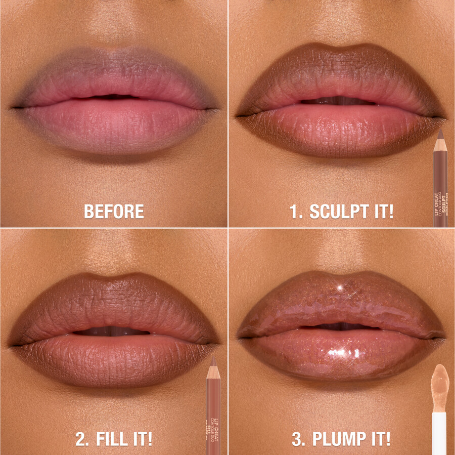 schminktasche voller geheimnisse für perfekte lippenkontur