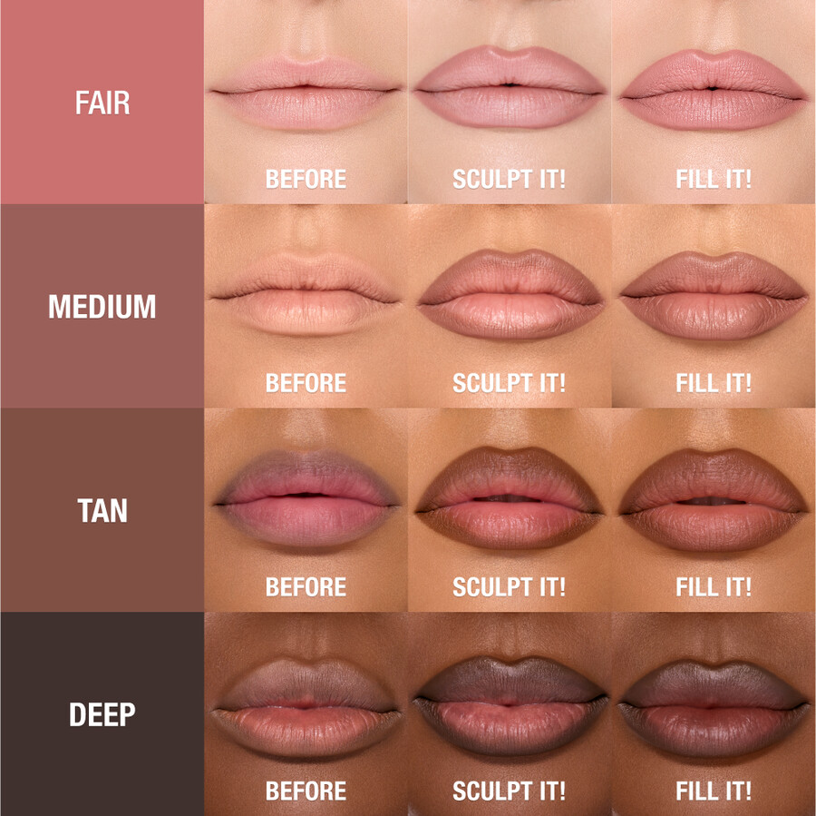 super nudes easy lip trick kit