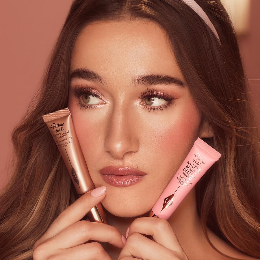 pillow talk glow blush beauty-wand-set